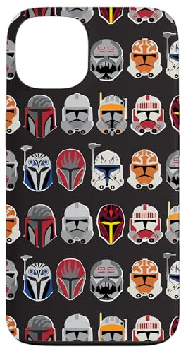 Hülle für iPhone 13 Star Wars The Clone Wars Trooper Helmmuster