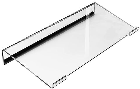 Computer Keyboard Stand, Tilted Keyboard Holder, Clear Acrylic Keyboard Stand, Key Board Rack, Desk Keyboard Riser Stand, Portable and Handy Keyboard Holder, Keyboard Stand for Desks