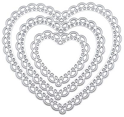 Pnuokn Stanzformen für Kartenherstellung, Scrapbooking, Stanzformen für DIY-Alben, Dekoration, Neuheit, Stanzformen, Prägepapier-Stanzformen