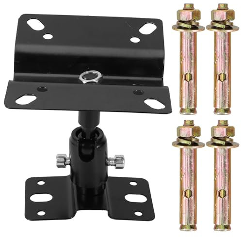 Artibetter 1set Center Speaker Mount Wall Mount Bracket for Surround Sound Satellite Speakers Easy Installation Sturdy Support for Home Theater Setup