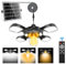 Eleganted Lampada Solare a Sospensione, Lampada Solare da Esterno con Telecomando, Lampada con Pannello Solare, Cavo 5M, IP65 Impermeabile,4400mAh per Interni ed Esterni Giardino Gazebo
