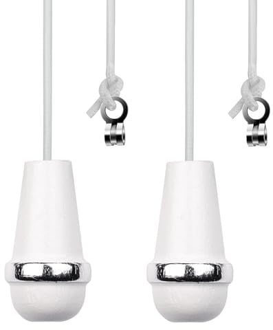 2 Pcs Bathroom Light Pull Cord 150cm Light Pull Cord Pull Cord Light Switch Bathroom Light Pulls for Bathroom Suitable for Bathroom Ceiling Fans Electric Fans and Chandelier Switches