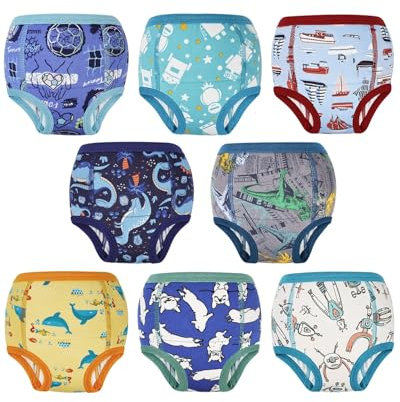 FLYISH DIRECT Baby Töpfchen Trainingshose, Kinder Töpfchentraining Unterwäsche für Jungen und Mädchen, Kleinkind Töpfchen-Trainingshosen, 90/2T