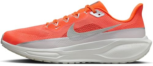 Nike Pegasus 41 PRM (Herren) Straßenlaufschuh, Hyper Crimson/Metallic Silver, 42 EU