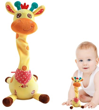Cantando La Jirafa Musical - Foto Repitiendo Jirafas Bailando Juguetes Musicales De La Jirafa - Iluminación Divertida Cantando Mu Hablando Giraffe Ghikaru Giraffe Hablando Grabando Regalo De Cumpleaño