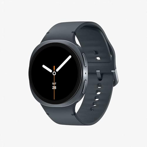 Samsung Galaxy Watch8, AI Smart Watch, Sport Band, Cushion Design, 3nm Processor, Health & Sleep Coach, Fitness Tracker, 40mm, Bluetooth, Graphite, 3 Year Samsung Extended Warranty (UK Version)