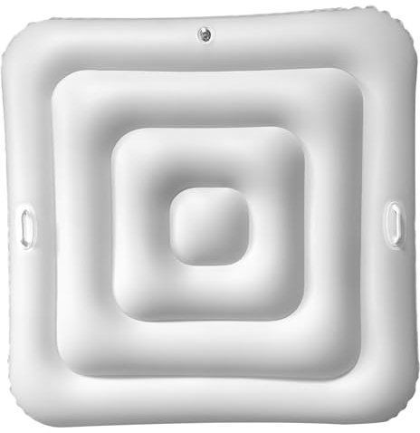 Jcasbdn Coperchio di Vasca idromassaggio Gonfiabile da 55 Pollici in PVC Coperchio di Vasca Calda Quadra