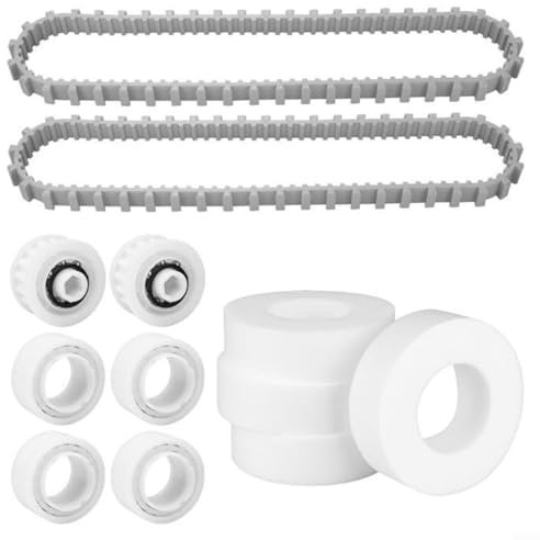 Fauhapyway Kit de repuesto para limpiador de piscina Dolphin, con pistas de accionamiento, anillos de escalada, poleas guía para robot DX CC Plus