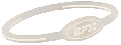 EFX Armband Silikon Oval 2011 transparent/white (M)