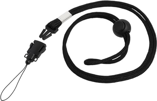 Digital Nc Tracolla per Canon PowerShot ELPH 320 HS (Stile Cordino) Regolabile con sgancio rapido.