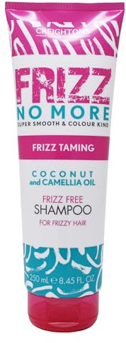 Creightons Frizz No More Totally Tame Shampoo (250 ml) – mit Envirolock-Komplex Schützt vor Feuchtigkeit Super Smooth & Color Kind Reinigt das Haar vom Ansatz bis zur Spitze und verleiht glänzenden Glanz