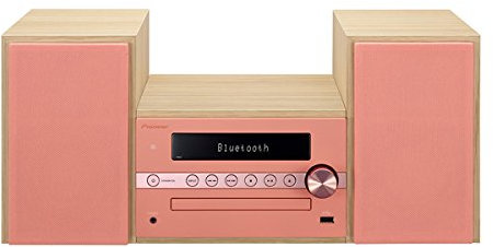 Pioneer X-CM56D HiFi-Micro-System (CD-Player, Lautsprecher, DAB+, UKW Radio, Bluetooth, USB, MP3, 2 x 15 Watt) Kompaktanlage für Küche, Wohnzimmer, Schlafzimmer und Büro, Apricot