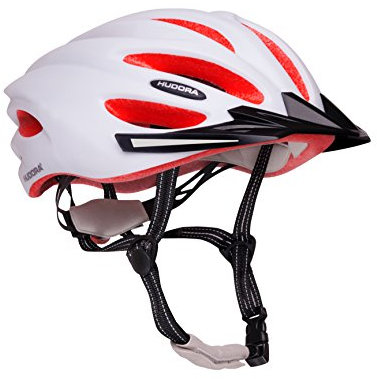 HUDORA Fahrrad-Helm Rad-Helm, weiß/orange, 56-59