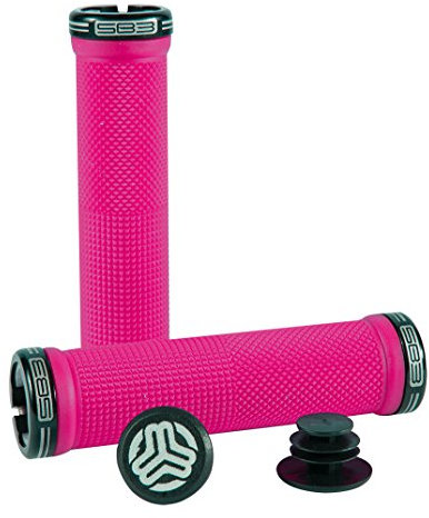 SB3 - Manici per Biciclette, Rosa/Nero,