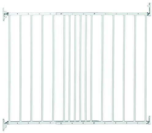 Safetots Extra Tall Extending Metal pet gate, White,62.5cm - 106.8cm