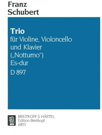 Notturno Es-dur D 897 [op. post. 148] für Klavier, Violine, Cello (EB 6853)