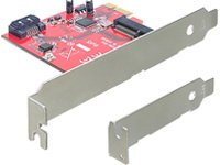 Delock PCI Express Karte Hybrid (1x intern SATA III, 1x intern mSATA)