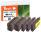 Peach H950/951 Spar Pack Plus Druckerpatronen XL (2xBK, C, M, Y) ersetzt HP No. 950XL, No. 951XL, CN045E*2, CN046E, CN047E, CN048E für z.B. HP OfficeJet Pro 8600 Plus e-All-in-One