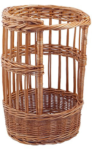 Baguettekorb rund, braun, Ø 30cm x H 50cm