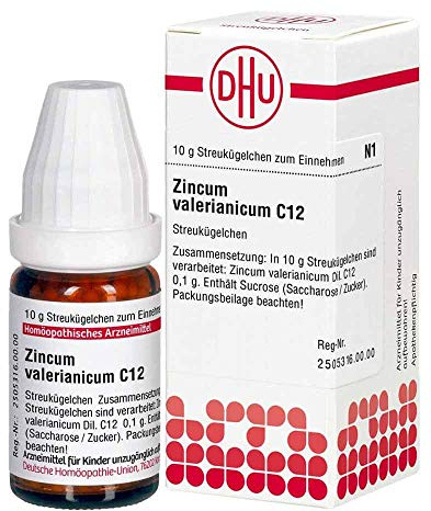 DHU Zincum valerianicum C12 Streukügelchen, 10 g Globuli