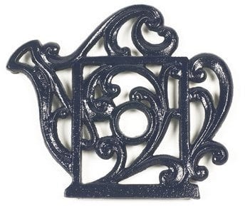Black Country Metal Works Heavy Duty Cast Iron Kettle Trivet (Blue)