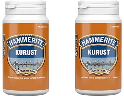 Hammerite Kurust One Coat Rust Remover & Converter Treatment Paint 250ml x 2