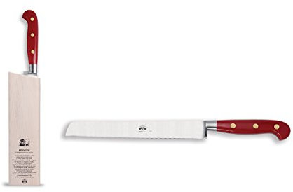 Coltellerie Berti - Insieme - Coltello da Pane - Ceppo Magnetico + Coltello Cucina forgiato (Brevettato)