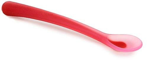 Suavinex Cuchara Silicona Fucsia + 4 m
