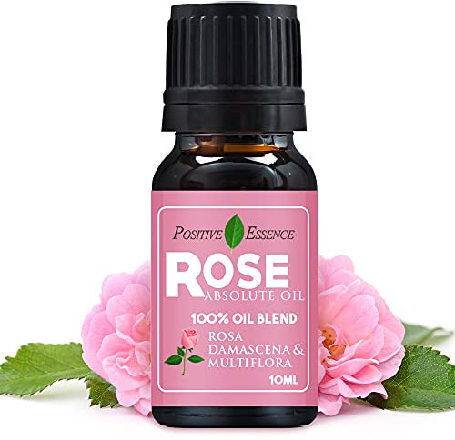 Rose Essence Oil, Rose Absolute Oil for Diffusers or Skincare, Therapeutic Grade, 10ml Aromatherapy Oil Essence Oil