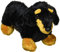 Aurora World Aurora, 12750, Mini Flopsies Vienna der Dackel, 20,3 cm, Plüschtier, schwarz und braun, Schwarz/Braun