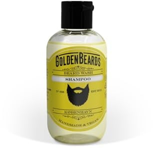 Golden Beards - Bartshampoo für Männer (100ml) Machen Sie Ihren Bart weicher und sauberer mit dem besten Bart waschen. Bedingungen Deeply mit natürlichen Zutaten wie Lavendel.