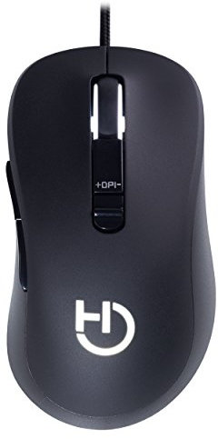 Hiditec Ratón Gaming Alámbrico Blitz - Sensor Profesional IR - 3.500 dpi | Tecnología Gamer OMRON | para Ordenador PC - PS4 - Xbox | Fabricante Español | Incluye Garantía de 2 años