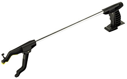 Homecraft Handi Reacher, 36 Extra Long Handled Extension Grabber Tool, Retail Packaging, 8 oz. Handy Picker Up Tool and Reaching Claw, Aluminum Trash Pickup Aid and Lightbulb Remover, Garden Nabber