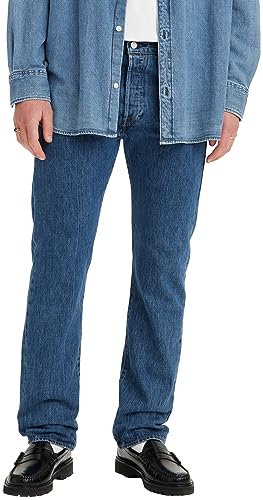 Levi's 501 Original Fit, Jeans Uomo, Stonewash, 33W / 32L