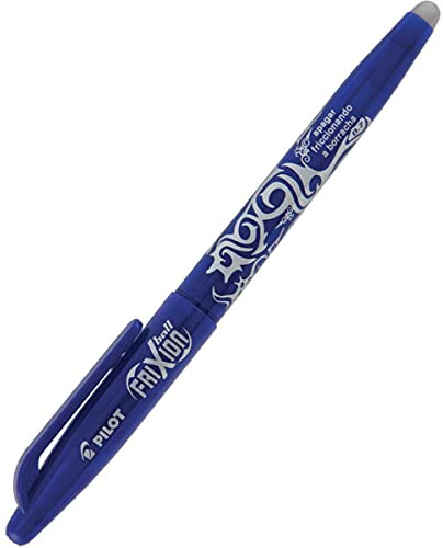 Pilot Blue Frixion Rollerball Erasable Pens Pen 0.7mm Nib Tip 0.35mm Line BL-FR7 (Pack Of 12)