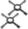 SPARES2GO Universal Gas Hob Ceramic Pan Support Moka Trivet Stand (Small, 130mm, Pack of 2)