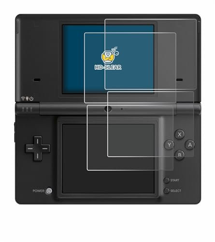 BROTECT (2 Stück Schutzfolie für Nintendo DSi Displayschutz Folie Made in Germany, Ultra-Klar