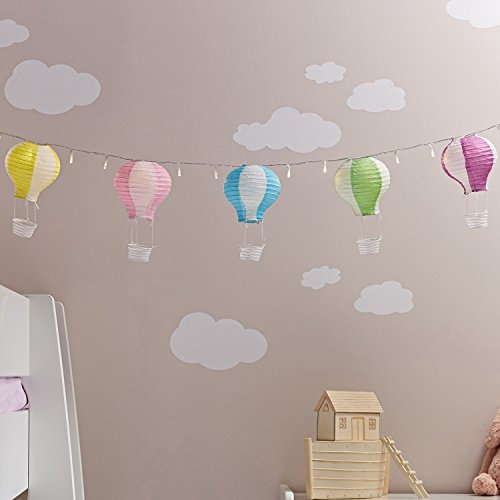 Heißluftballon Deko Kinderzimmer Deko Lights4fun