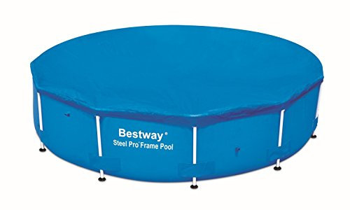 Bestway 58038 Abdeckplane für Frame Pool, Durchmesser 457 x 91 cm