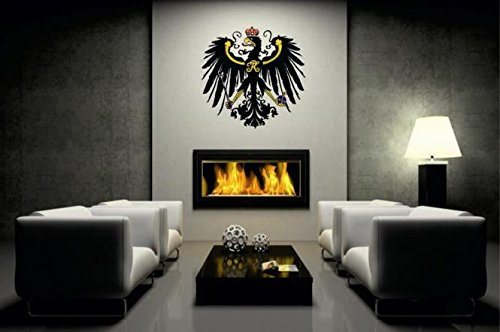 U24 Wandtattoo Königreich Preussen Adler 80 x 80 cm Wandsticker Aufkleber