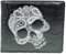 SHAGWEAR ® Geldbörse Portemonnaie Herren Geldbeutel Herren Portmonee Designs: (Totenkopf Abstrakt/Abstract Skull)