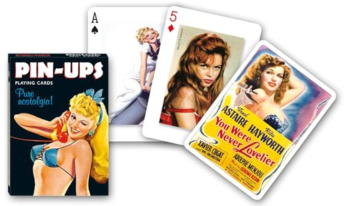 Piatnik 1429 - Pin Ups Kartenspiel 55 Blatt, Medium
