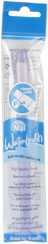 Yasutomo Niji waterbrush Pinceau en Plastique Flat-12 mm Pointe