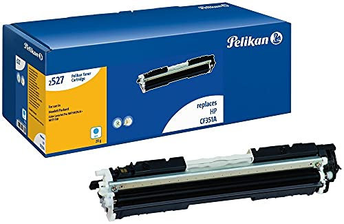 Pelikan Toner ersetzt HP CF351A (passend für Drucker HP CLJ Pro M 176 / 177)