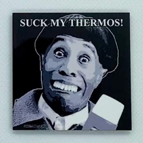 Suck My Thermos - Dwayne/Duane Dibley from Red Dwarf - Fridge Magnet - Hardboard - 57mm x 57mm - Gloss Finish