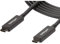 StarTech.com Thunderbolt 3 Cable - 6 ft / 2m - 4K 60Hz - 40Gbps - USB C to USB C Cable - Thunderbolt 3 USB Type C Charger (TBLT3MM2MA)