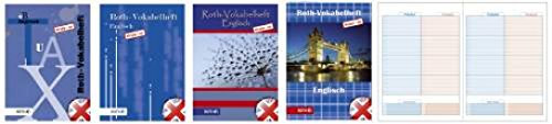 Vokabelheft A5 Englisch sort. ROTH 88791 Klapp-up VE=12