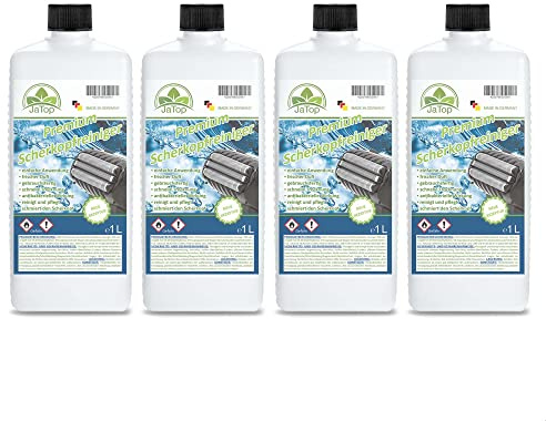 JaTop Scherkopfreiniger Nachfüllflüssigkeit [1l pro Flasche] - geeignet zum Nachfüllen von Braun Clean & Renew Synchro Activator & Pulsonic Series 3/5/7/9 Panasonic - Made in DE (4)