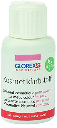 GLOREX 6 1600 211 Seifen-Kosmetik-Farbstoff 20ml rot
