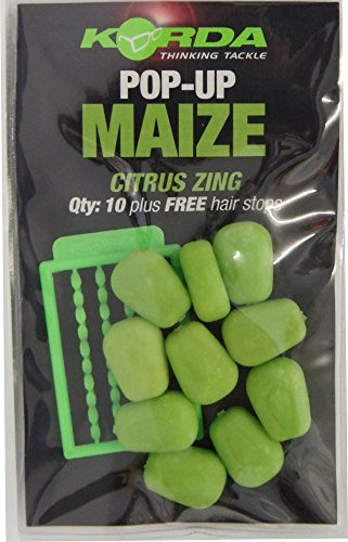Korda Pop-Up Maize For Carp Fishing All Flavours Available : Citrus Zing